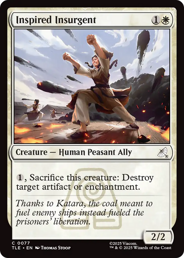 Magic: The Gathering - Inspired Insurgent - Avatar: The Last Airbender Eternal