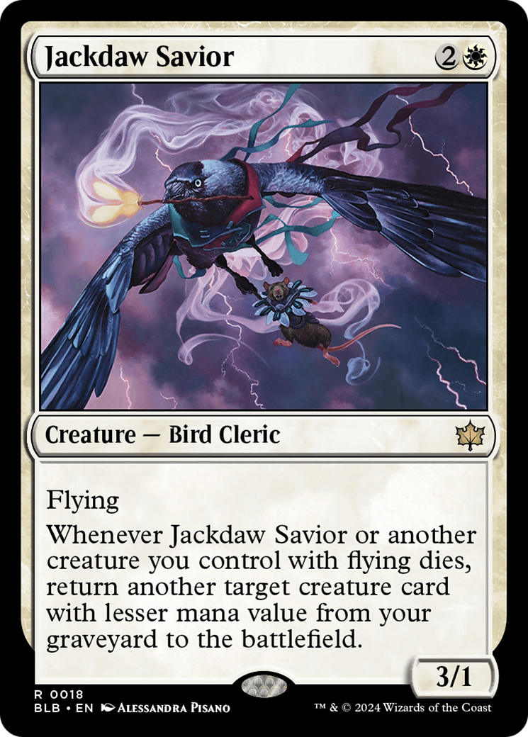 Magic: The Gathering - Jackdaw Savior Foil - Bloomburrow