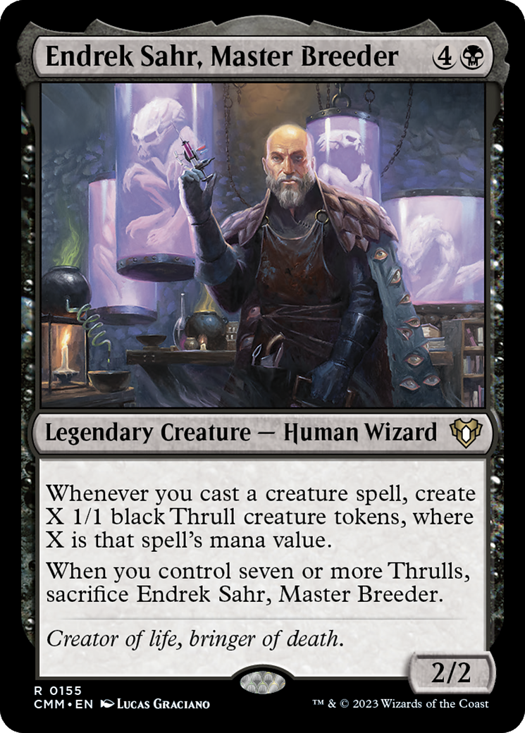 Magic: The Gathering - Endrek Sahr, Master Breeder - Commander Masters