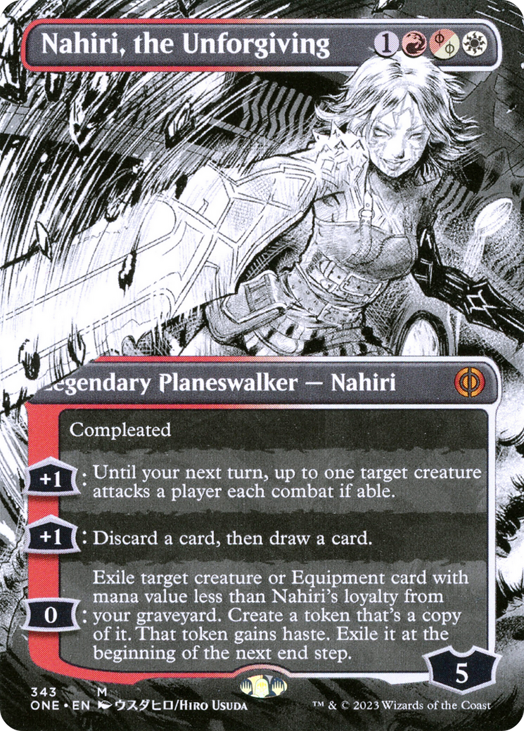 Magic: The Gathering - Nahiri, the Unforgiving Foil - Phyrexia: All Will Be One