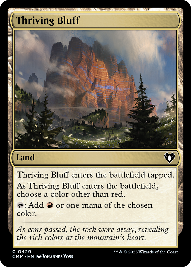 Magic: The Gathering - Thriving Bluff Foil - Commander Masters