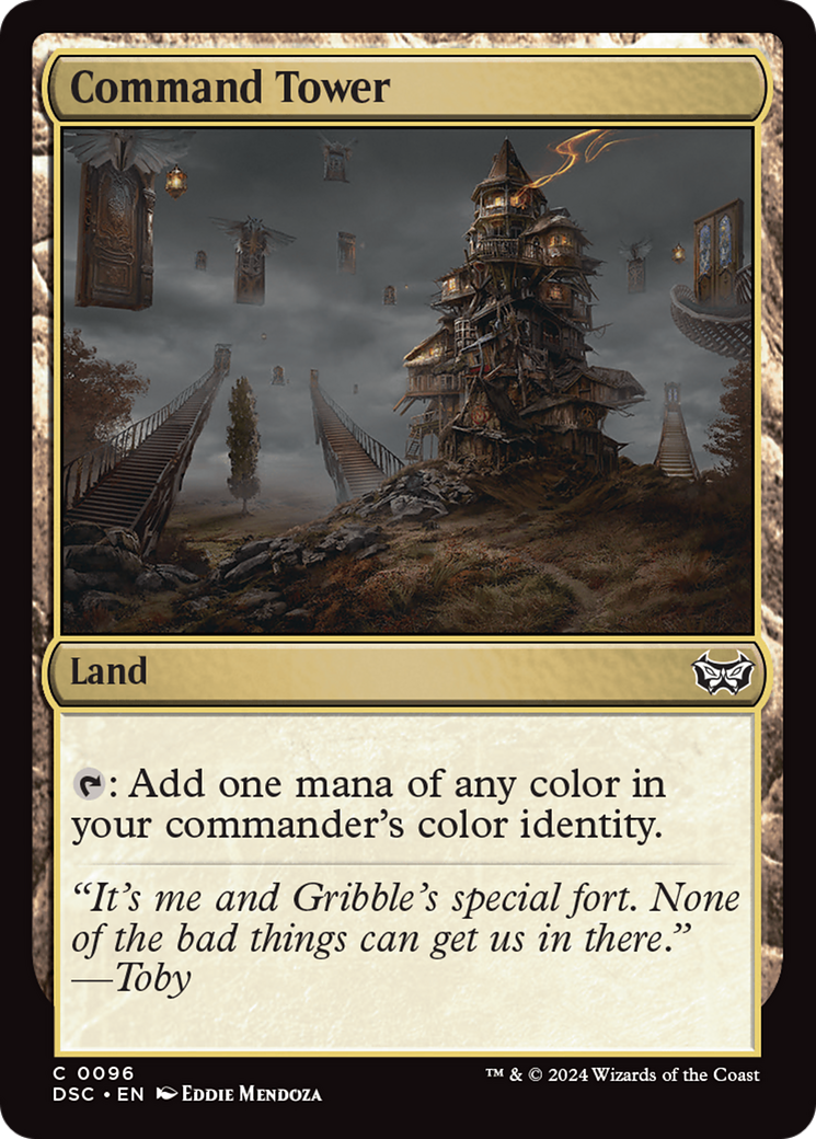 Magic: The Gathering - Command Tower - Duskmourn: House of Horror Commander