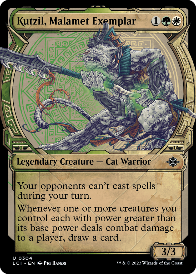 Magic: The Gathering - Kutzil, Malamet Exemplar Foil - The Lost Caverns of Ixalan