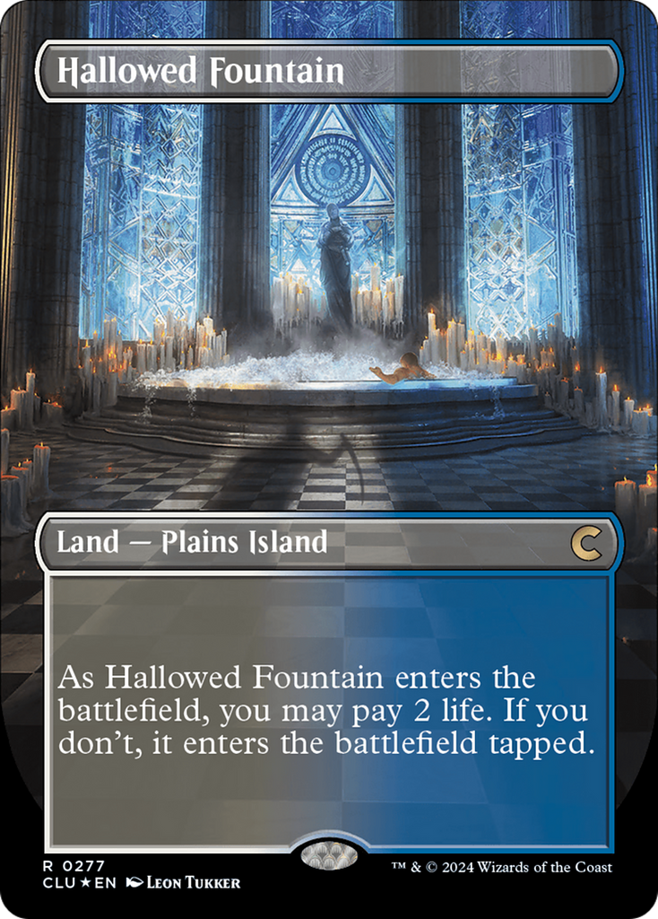 Magic: The Gathering - Hallowed Fountain Foil - Ravnica: Clue Edition