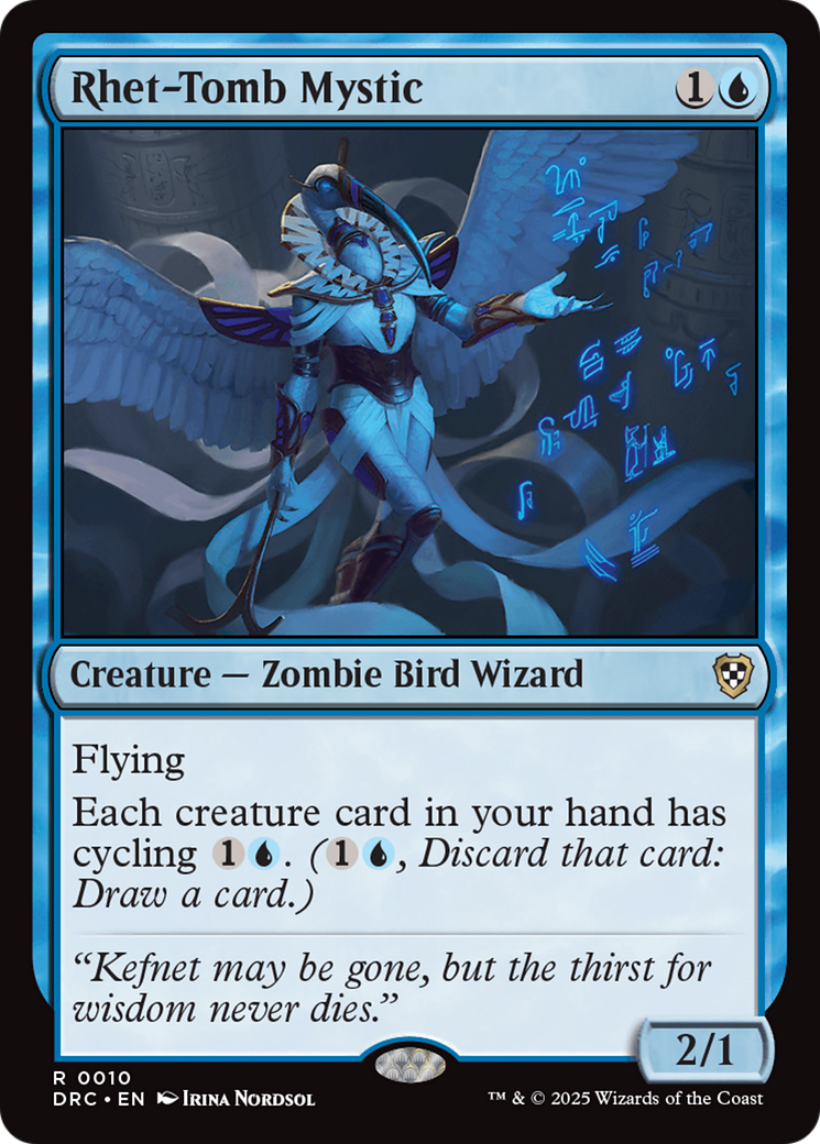 Magic: The Gathering - Rhet-Tomb Mystic - Aetherdrift Commander