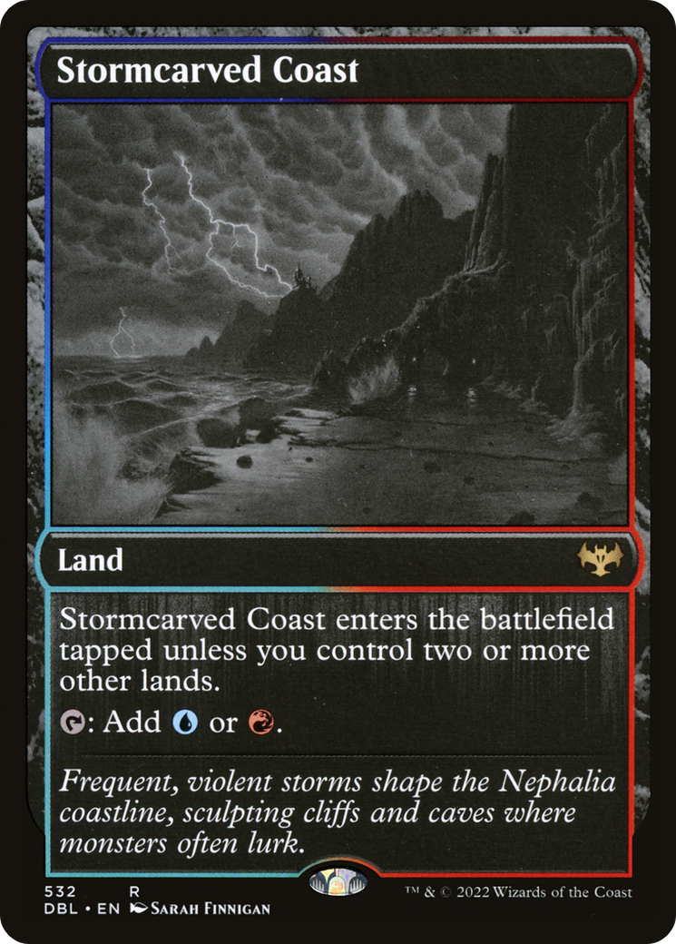 Magic: The Gathering - Stormcarved Coast Foil - Innistrad: Double Feature