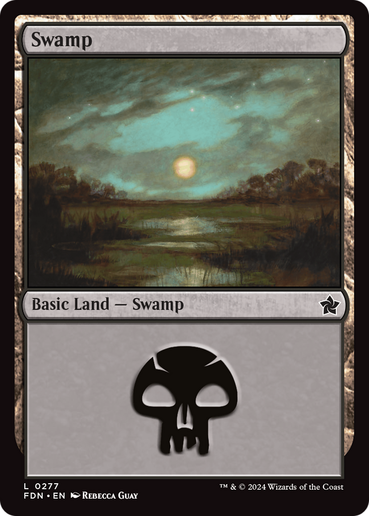 Magic: The Gathering - Swamp #277 Foil - Foundations