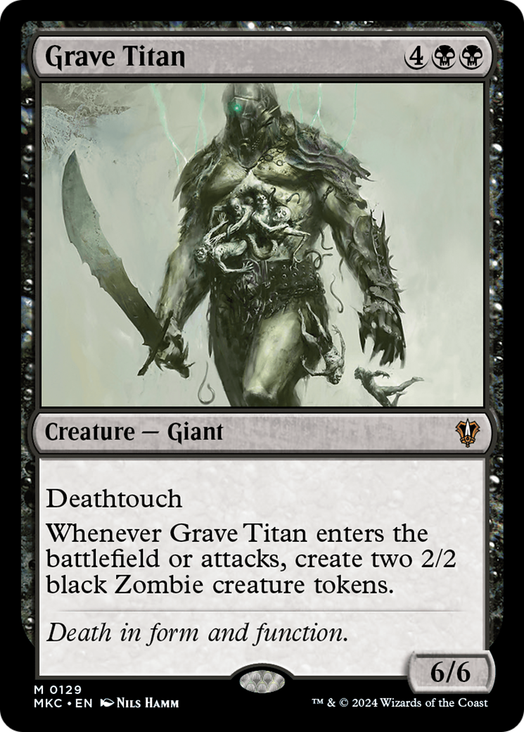 Magic: The Gathering - Grave Titan - Murders at Karlov Manor Commander