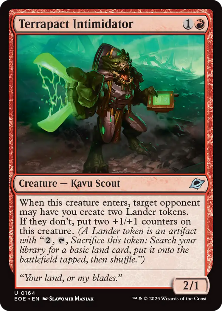 Magic: The Gathering - Terrapact Intimidator - Edge of Eternities