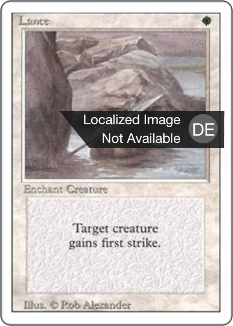 Magic: The Gathering - Lanze - Revised Edition
