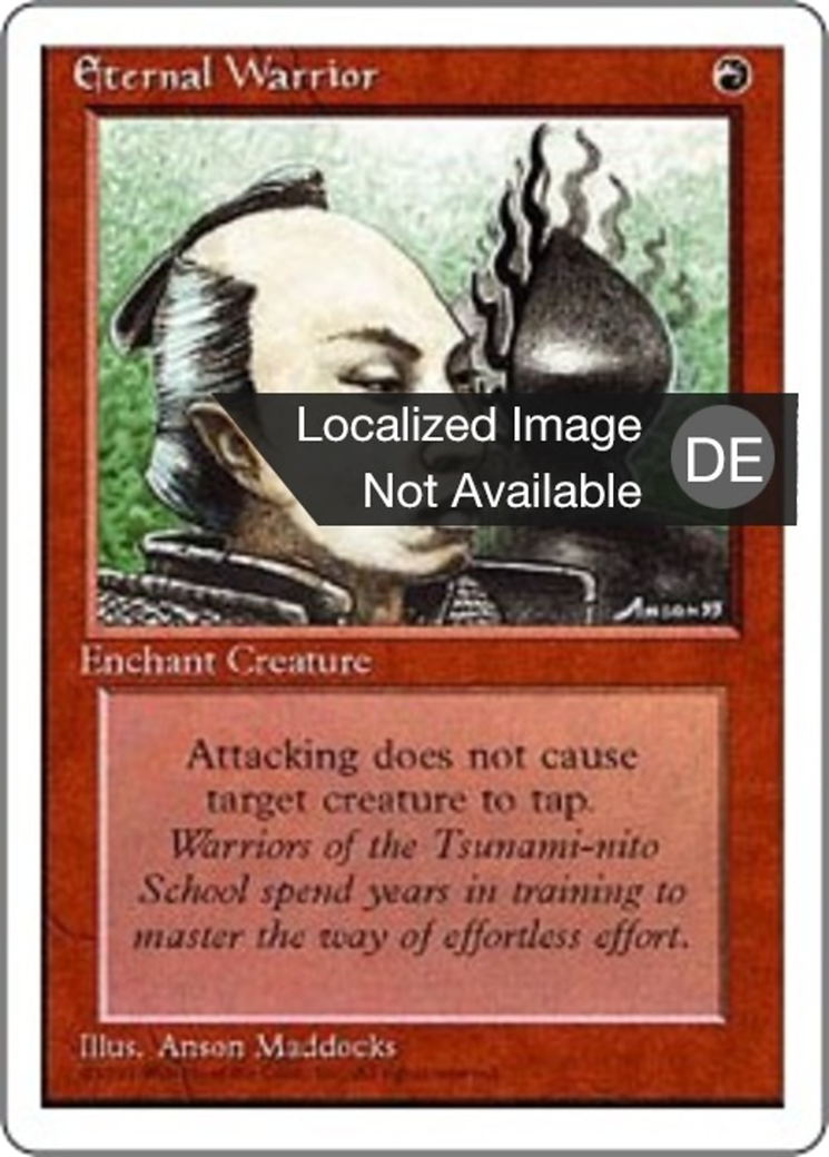 Magic: The Gathering - Ewiger Krieger - Fourth Edition