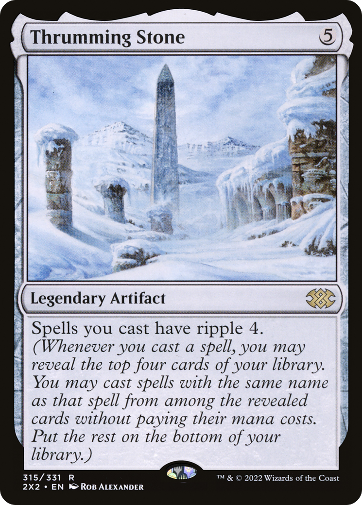 Magic: The Gathering - Thrumming Stone - Double Masters 2022