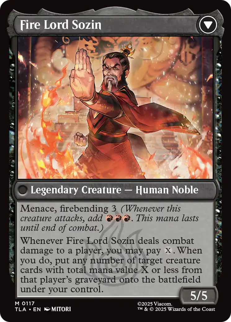 Magic: The Gathering - The Rise of Sozin // Fire Lord Sozin - Avatar: The Last Airbender