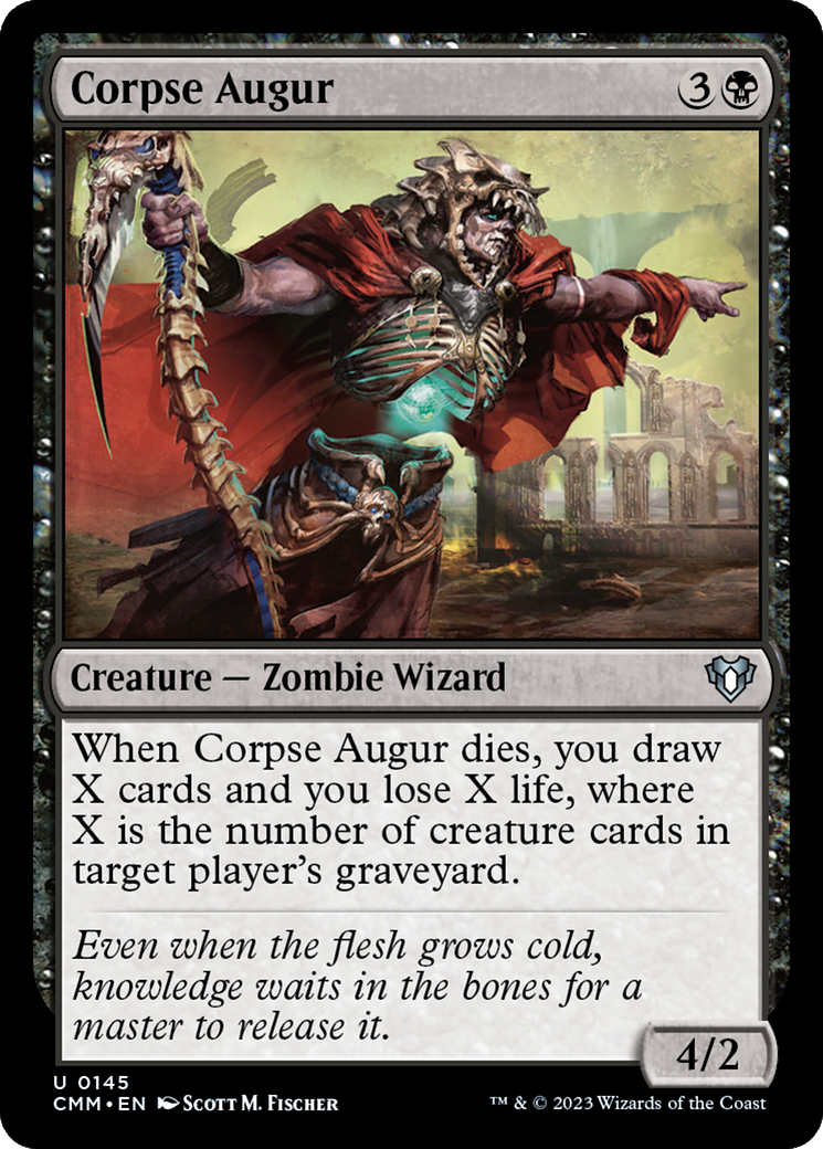 Magic: The Gathering - Corpse Augur Foil - Commander Masters