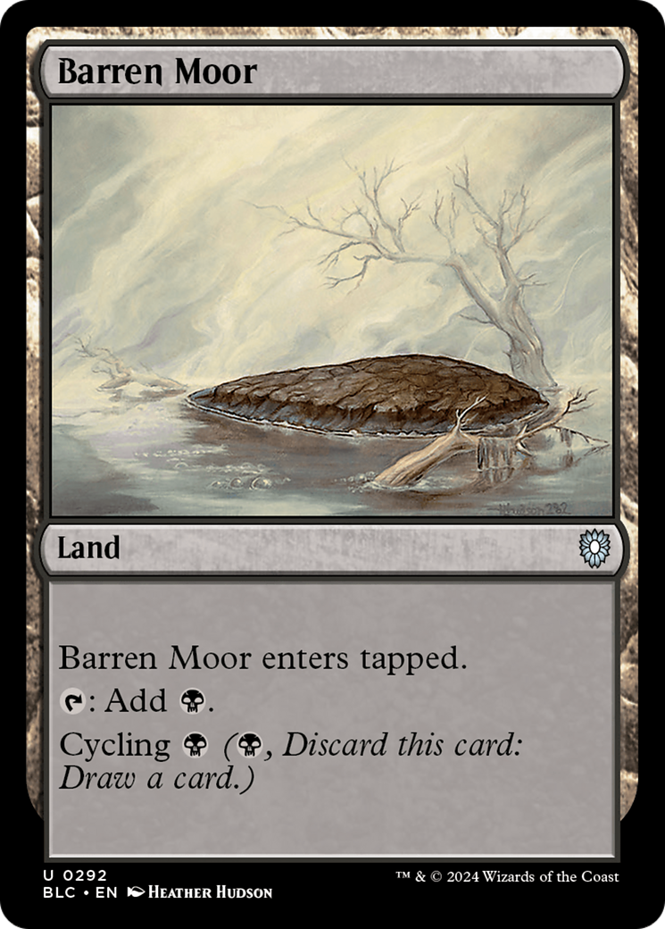 Magic: The Gathering - Barren Moor - Bloomburrow Commander