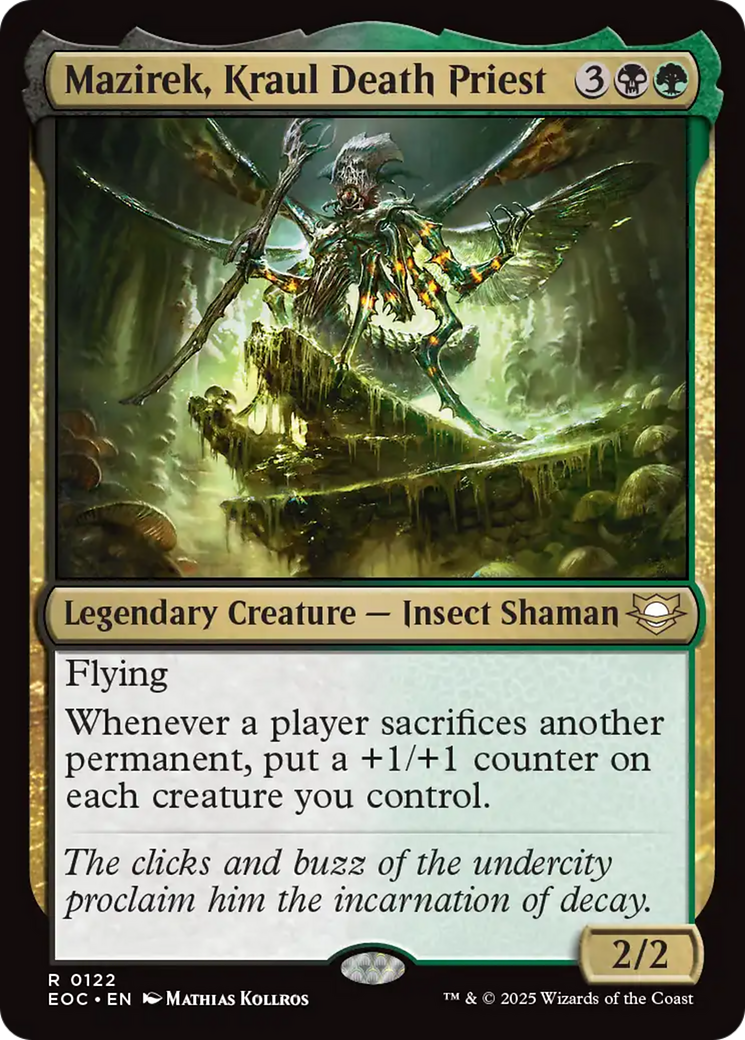 Magic: The Gathering - Mazirek, Kraul Death Priest - Edge of Eternities Commander
