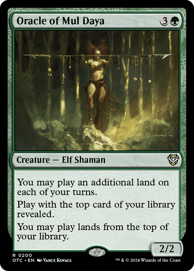 Magic: The Gathering - Oracle of Mul Daya - Outlaws of Thunder Junction Commander