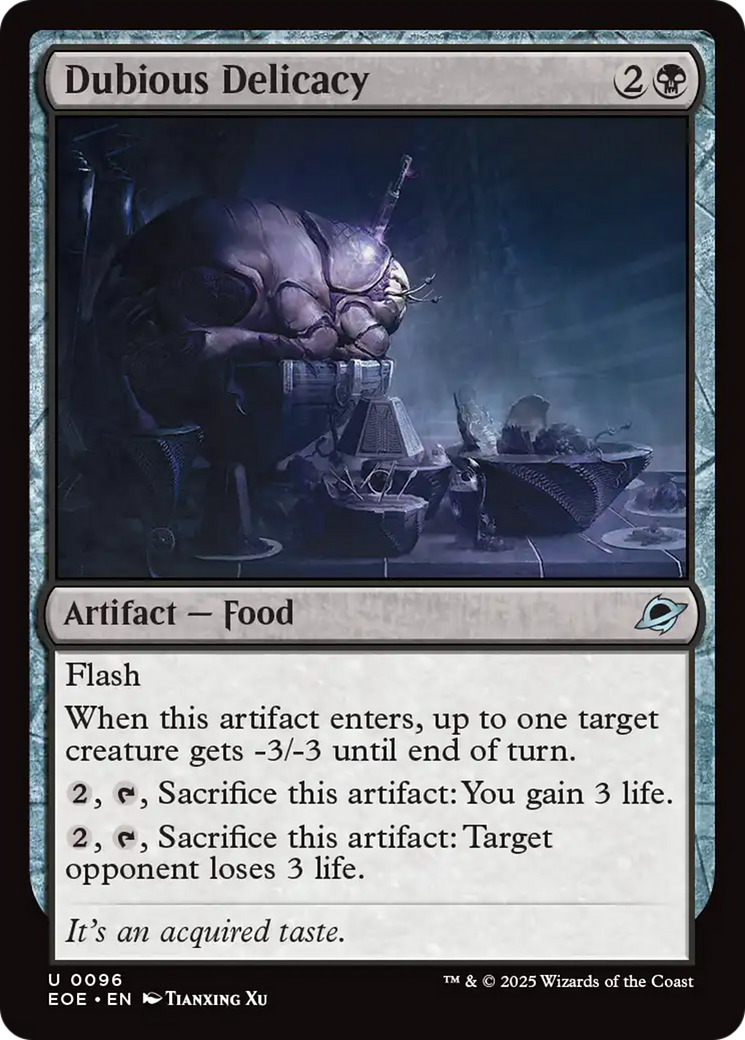 Magic: The Gathering - Dubious Delicacy Foil - Edge of Eternities