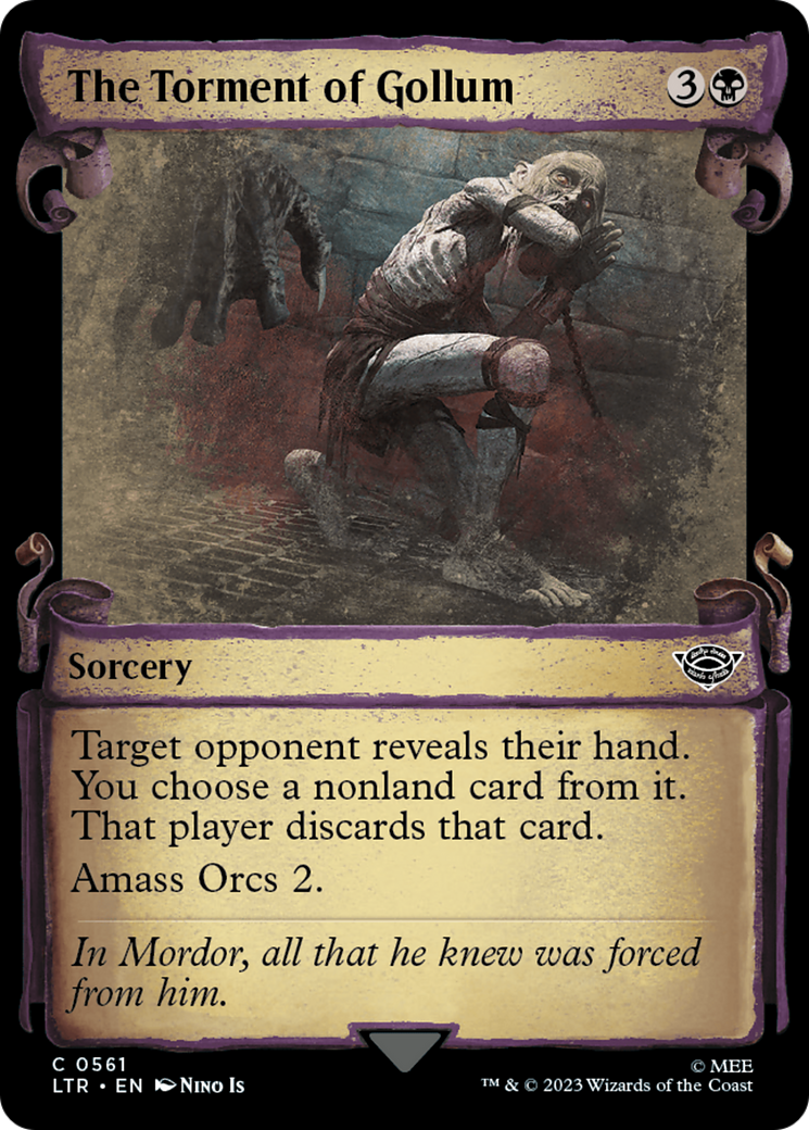Magic: The Gathering - The Torment of Gollum - The Lord of the Rings: Tales of Middle-earth