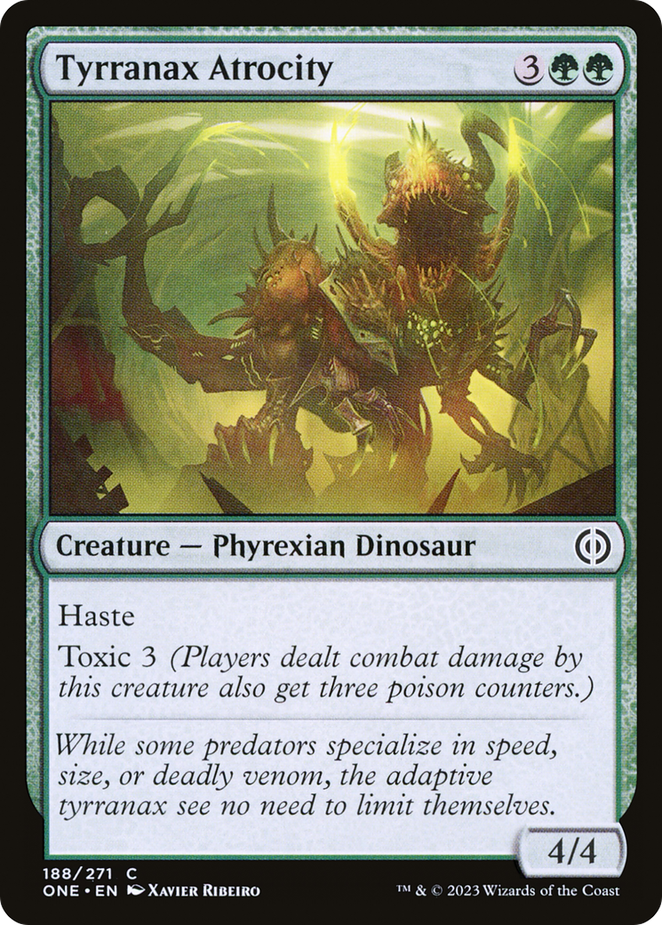 Magic: The Gathering - Tyrranax Atrocity - Phyrexia: All Will Be One