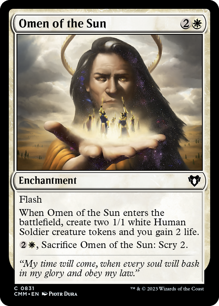 Magic: The Gathering - Omen of the Sun - Commander Masters