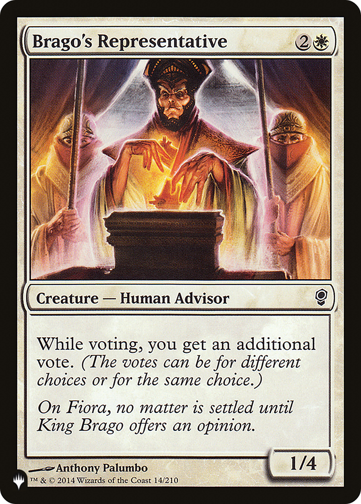Magic: The Gathering - Brago's Representative - The List