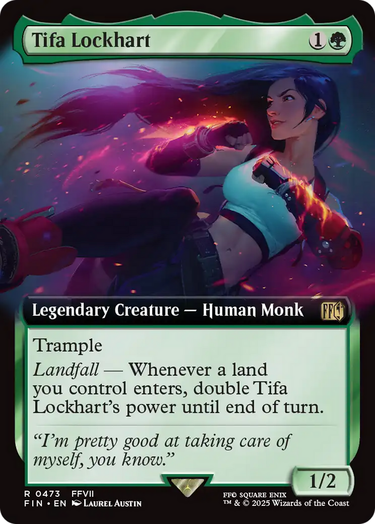 Magic: The Gathering - Tifa Lockhart Foil - Final Fantasy