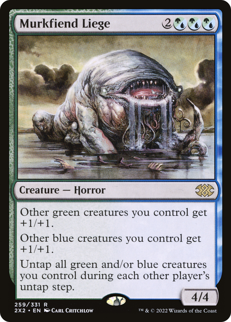 Magic: The Gathering - Murkfiend Liege Foil - Double Masters 2022
