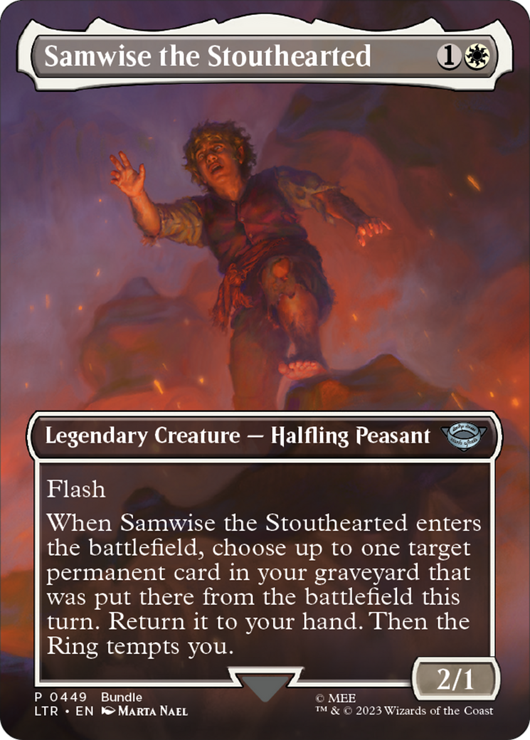 Magic: The Gathering - Samwise the Stouthearted Foil - The Lord of the Rings: Tales of Middle-earth