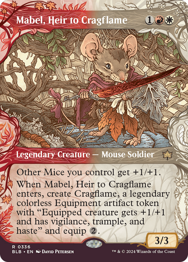 Magic: The Gathering - Mabel, Heir to Cragflame Foil - Bloomburrow