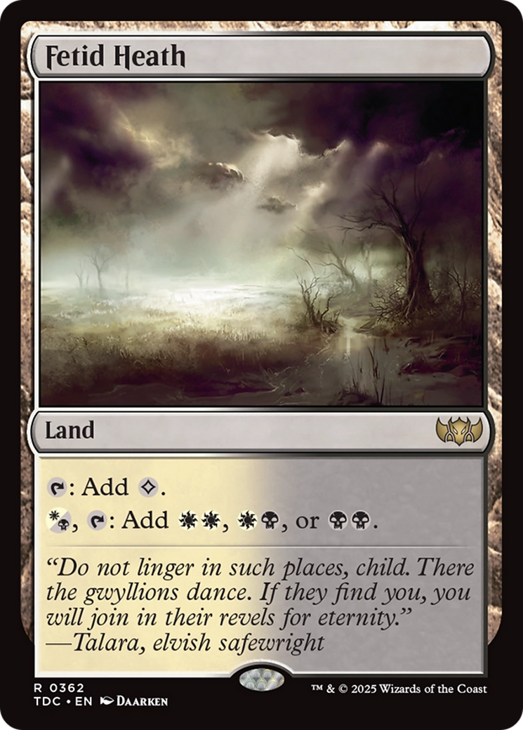 Magic: The Gathering - Fetid Heath - Tarkir: Dragonstorm Commander