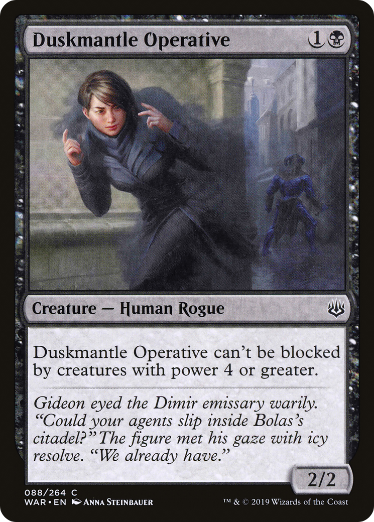Magic: The Gathering - Duskmantle Operative Foil - War of the Spark
