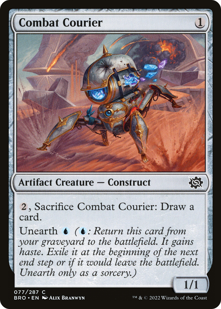 Magic: The Gathering - Combat Courier Foil - The Brothers' War