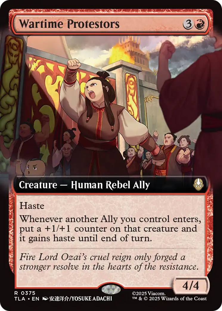 Magic: The Gathering - Wartime Protestors Foil - Avatar: The Last Airbender