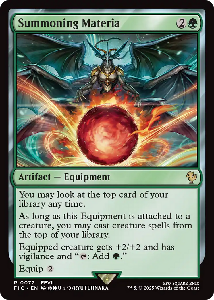 Magic: The Gathering - Summoning Materia - Final Fantasy Commander