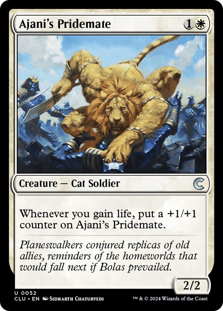 Magic: The Gathering - Ajani's Pridemate - Ravnica: Clue Edition