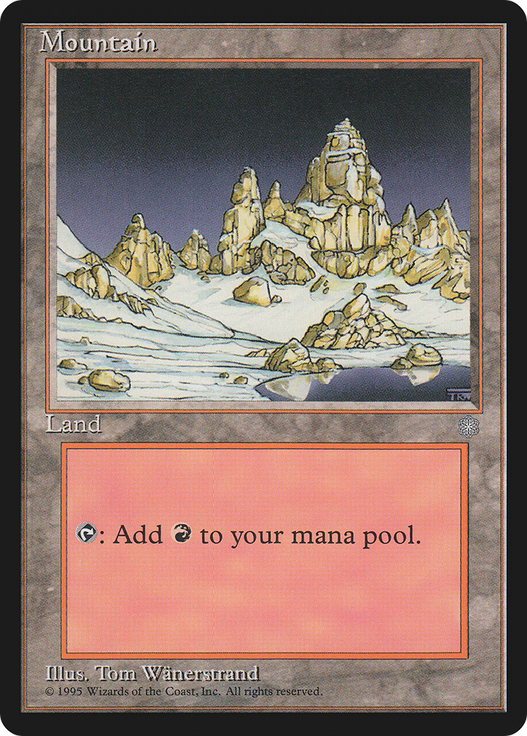 Magic: The Gathering - Mountain - Ice Age