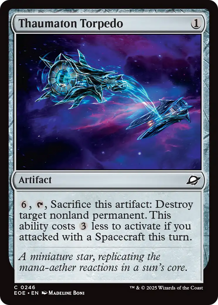 Magic: The Gathering - Thaumaton Torpedo - Edge of Eternities