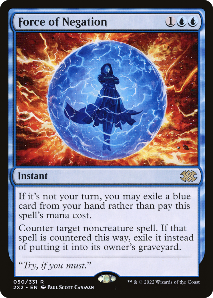Magic: The Gathering - Force of Negation Foil - Double Masters 2022