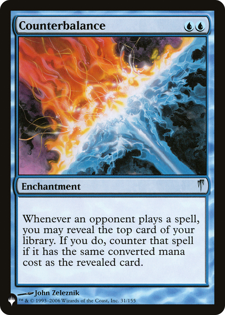 Magic: The Gathering - Counterbalance - The List