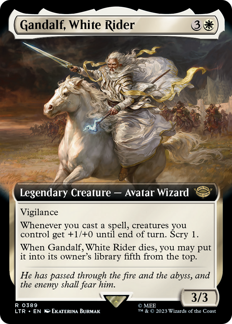 Magic: The Gathering - Gandalf, White Rider - The Lord of the Rings: Tales of Middle-earth