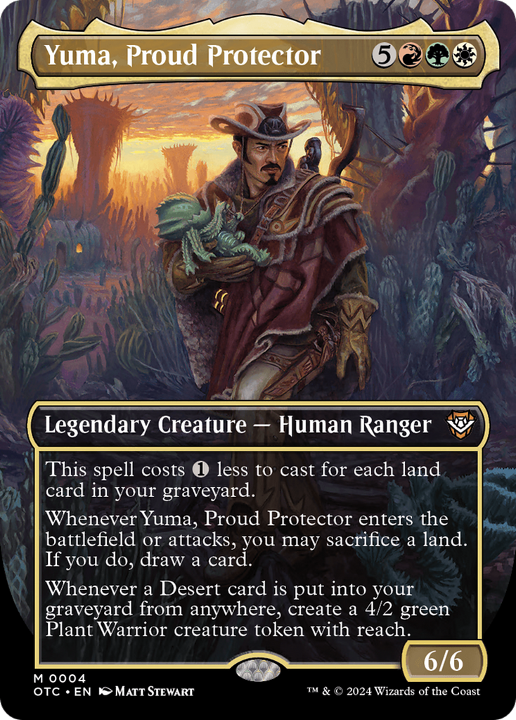 Magic: The Gathering - Yuma, Proud Protector - Outlaws of Thunder Junction Commander