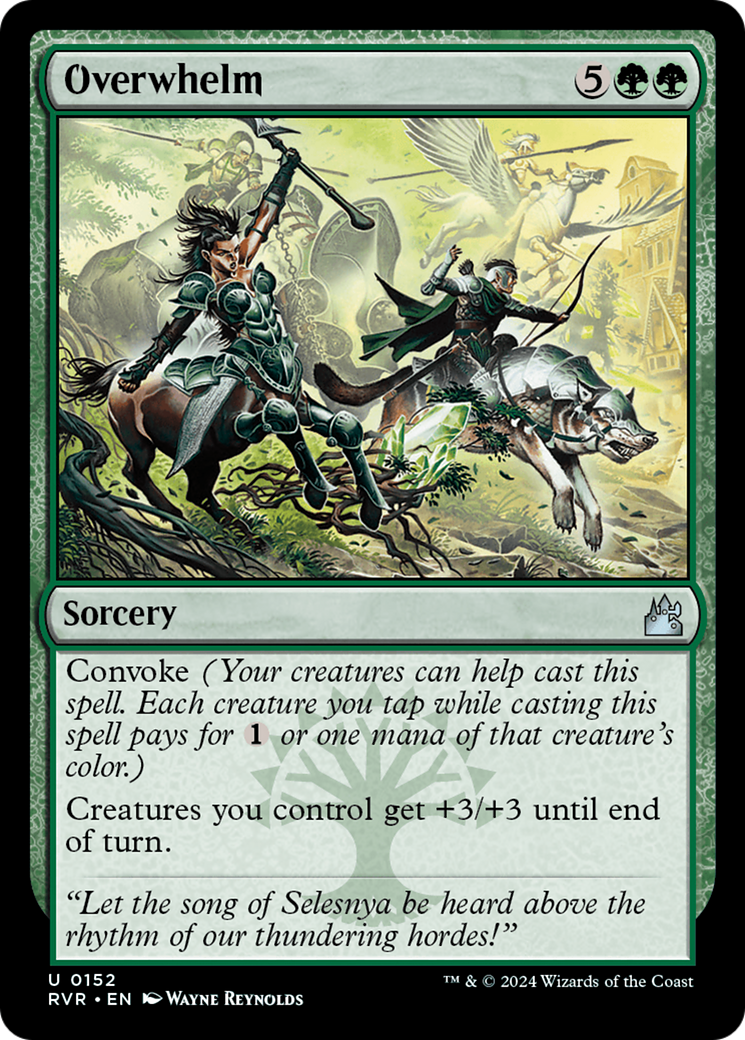 Magic: The Gathering - Overwhelm Foil - Ravnica Remastered