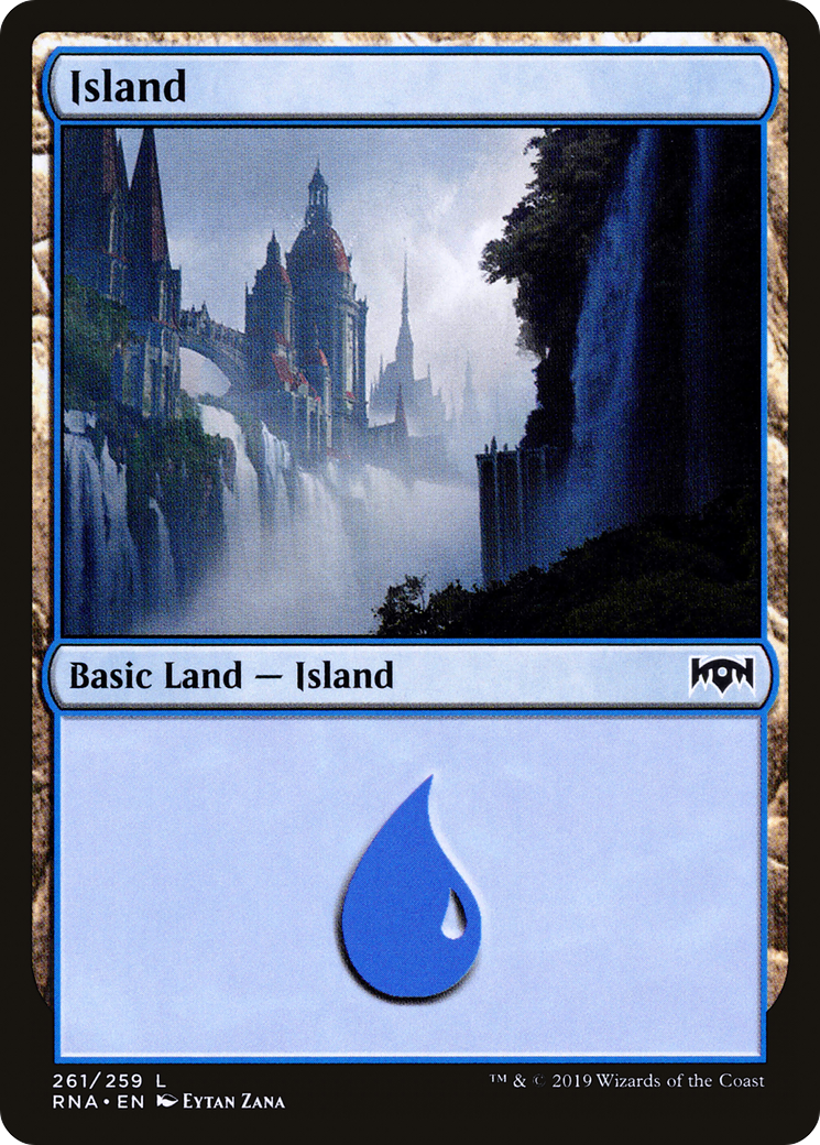 Magic: The Gathering - Island #261 Foil - Ravnica Allegiance