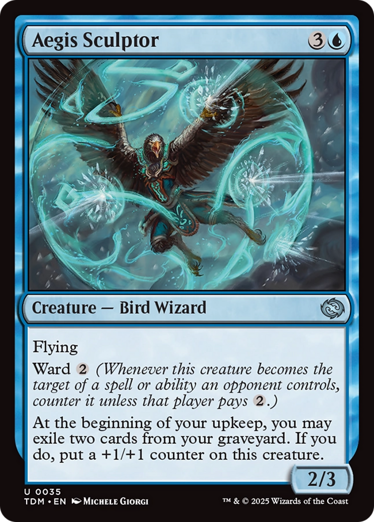 Magic: The Gathering - Aegis Sculptor Foil - Tarkir: Dragonstorm