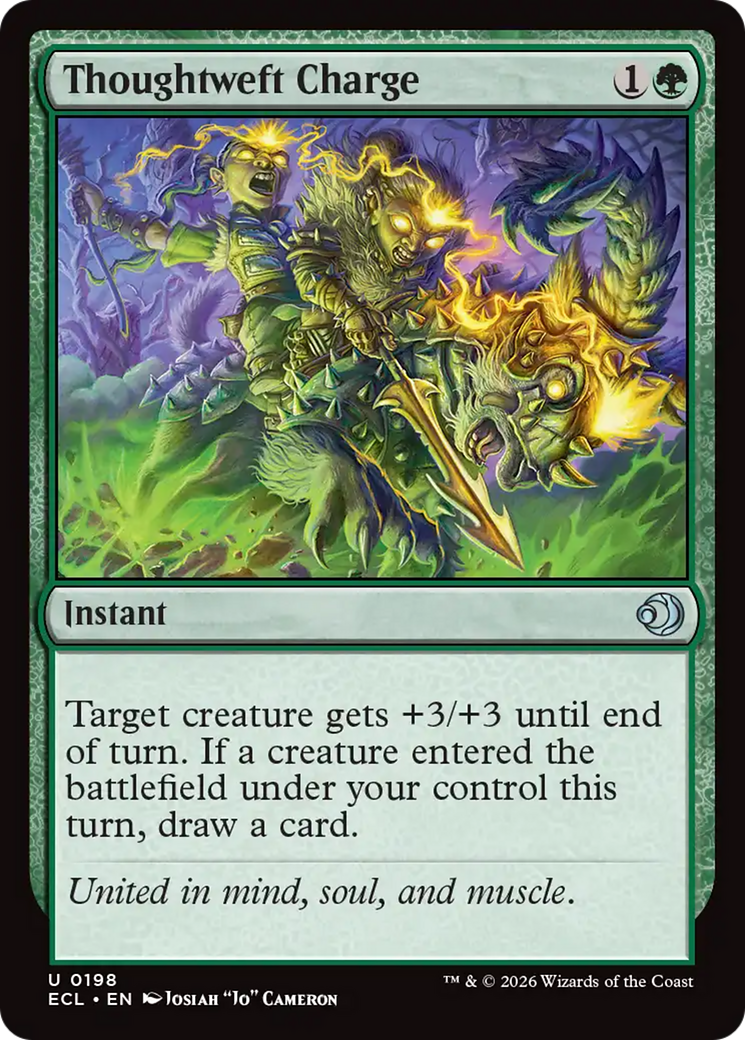 Magic: The Gathering - Thoughtweft Charge Foil - Lorwyn Eclipsed