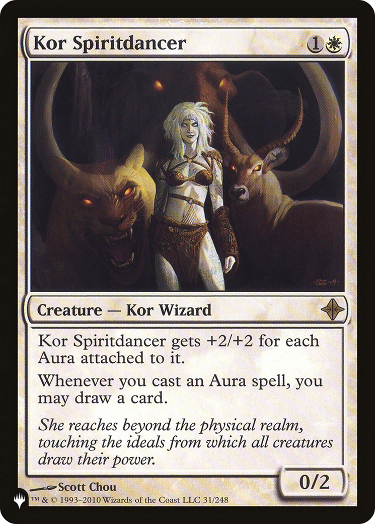 Magic: The Gathering - Kor Spiritdancer - The List