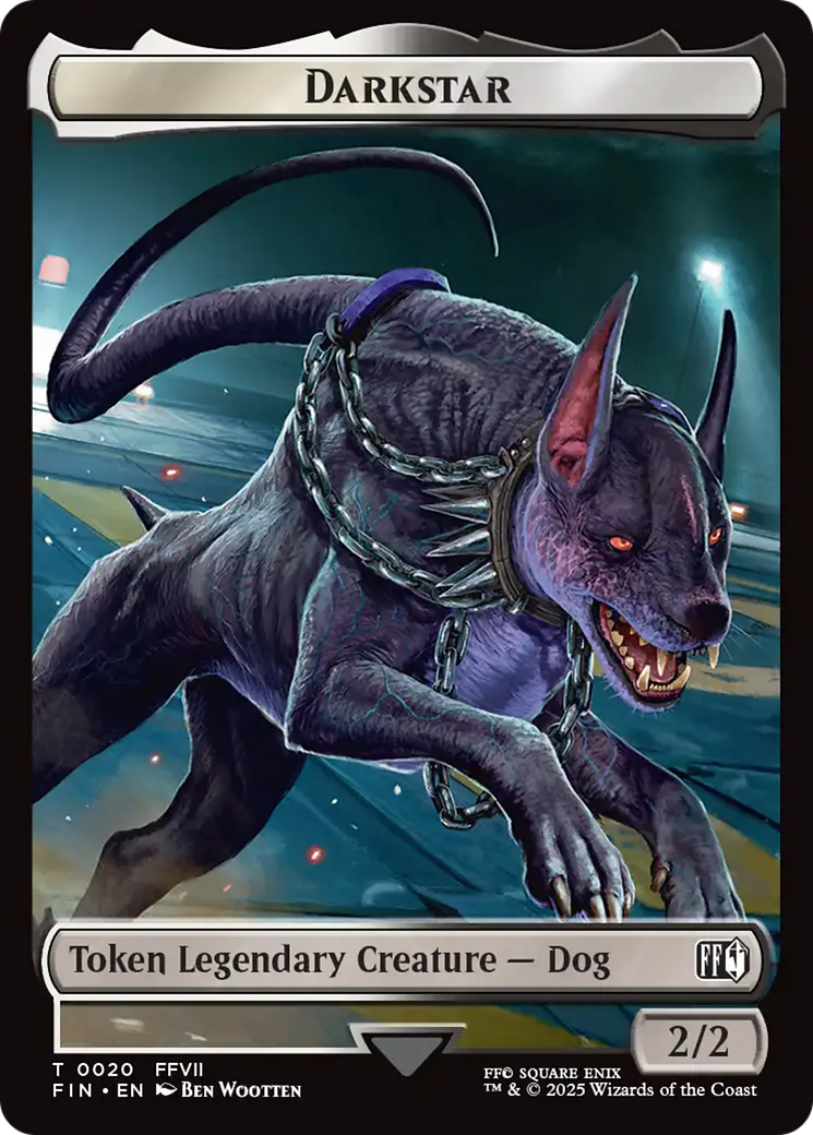 Magic: The Gathering - Darkstar Token - Final Fantasy Tokens