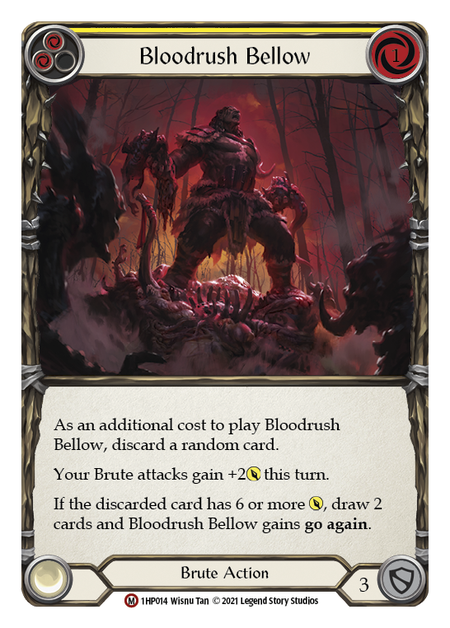 Flesh and Blood - Bloodrush Bellow - History Pack 1