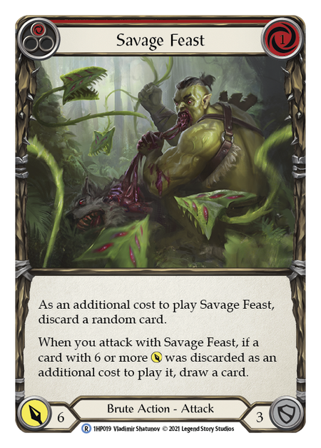 Flesh and Blood - Savage Feast (Red) - History Pack 1